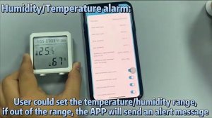 Smart WiFi Temperature And Humidity Induction Sensor With Time and Date Display