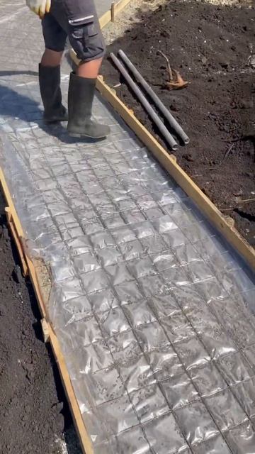 Готовимся принимать бетон , сделаем брашированый бетон #tiktok #стройка #construction #youtube #top смотреть онлайн