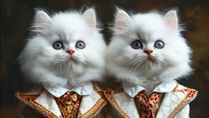 Модные котята Нейросеть
