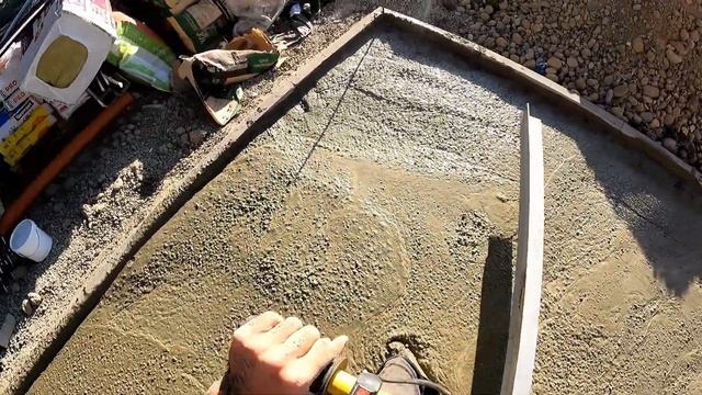 бетонирование под брусчатку , стяжка бетонная армированная своими руками по технологии