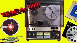 магнитофон катушечный TEAC A - 4300  описание, работа, обслуживание