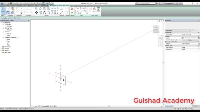 06-Solid Forms - Swept Blend | Autodesk Revit Architecture Family Full Tutorials | Hindi | Urdu смотреть онлайн