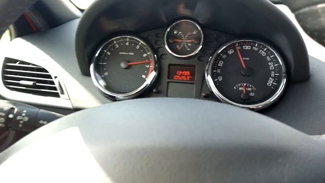 Peugeot 207 RC 1.6 200 PS acceleration 30 - 130 km/h second Gear Full HD смотреть онлайн