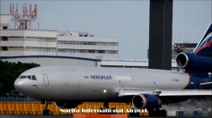 Aeroflot Russian Airlines MD-11 Landing andTake-off!!