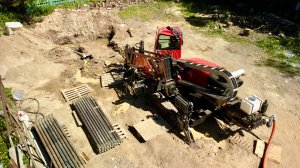 LEN-PROKOL Горизонтальное направленное бурение под КАД в Санкт-Петербурге - 200 м, 5 труб 160мм.
