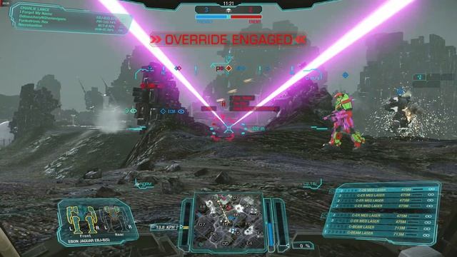 MechWarrior Online: Piloting the new glowing Ebon Jaguar free mech for May смотреть онлайн