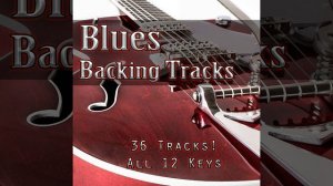 D - Shuffle Blues Backing Track - 100 BPM
