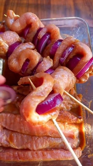 Шашлык в медовоимбирном соусе@ рецепты Натали @ еда на любой вкус @ кулинарим вместе