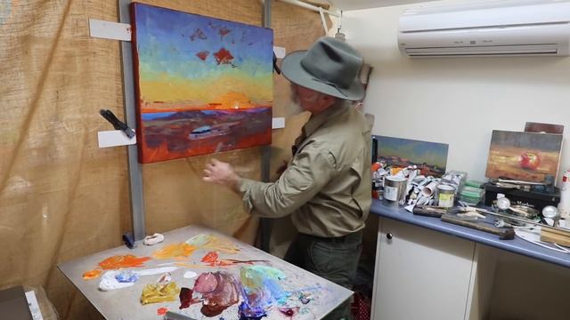 LIGHT CHASER // Capture LIGHT in your Painting / Studio Oil - Impressionism / complimentary colours