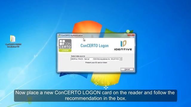 ConCERTO LOGON How to install and issue a first card within 5 minutes. смотреть онлайн