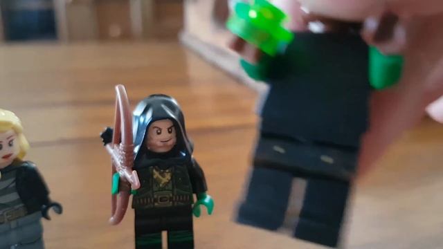 How to build a Lego Black Canary green Arrow and John stewart