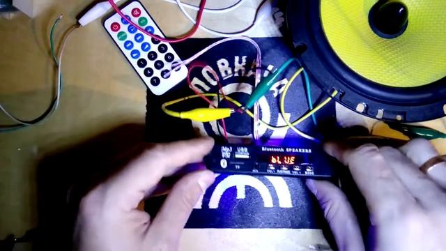 Распаковка и детальный обзор с подключением MP3 Blutooth Speakers модуля из Китая