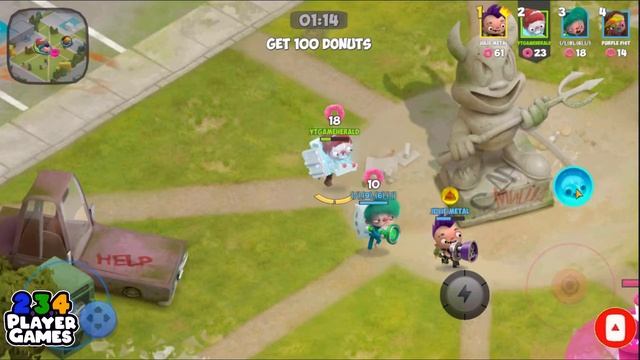 Kids vs Zombies: Brawl for Donuts (Early Access) Android Gameplay смотреть онлайн