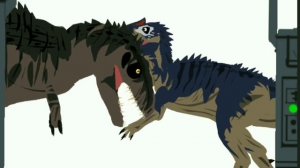 [DC2] аллозавр против гиганотозавра