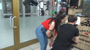 ASMR LADY SEDEF AMAZING CHAIR MASSAGE & BACK CRACK & back, elbow, gripes, neck, head, ear massage