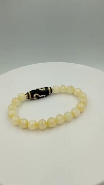 Бодхи бусина Дзи браслет цитрин