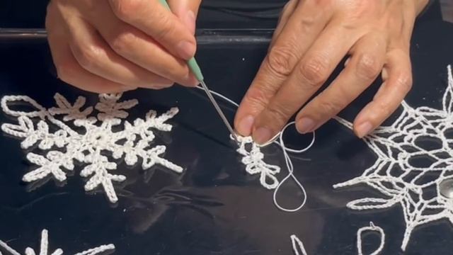 Снежинка ❄️ крючком N 7 смотреть онлайн