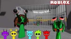 Sprunki Horror Vineria Играл в Sprunki Horror Vineria Prison Run Obby в ROBLOX | Incredibox Sprunki