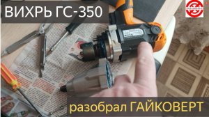 Разобрал Гайковерт Вихрь ГС350 смазал редуктор.Гайковерт сетевой Вихрь ГС-350/1.1 гляну щетки радиус