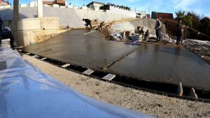 бетонироание двора в Сочи