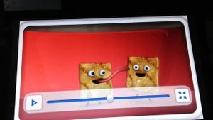 Crazy Squares licking contest