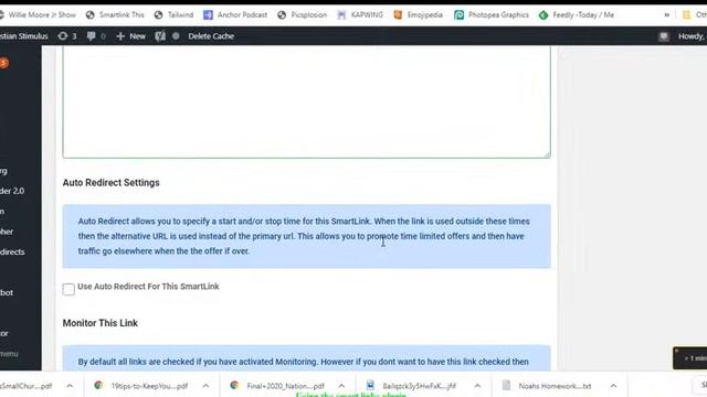 Using WP-Smart  Links for social media affiliate marketing