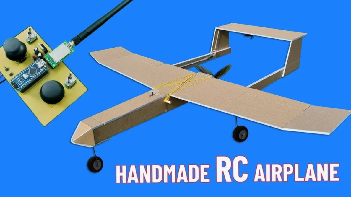 Радио управляемый самолет из пенокартона своими руками. смотреть онлайн