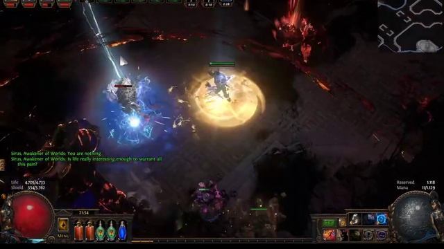 3.13 Herald of Thunder Elementalist vs a9 Sirus смотреть онлайн