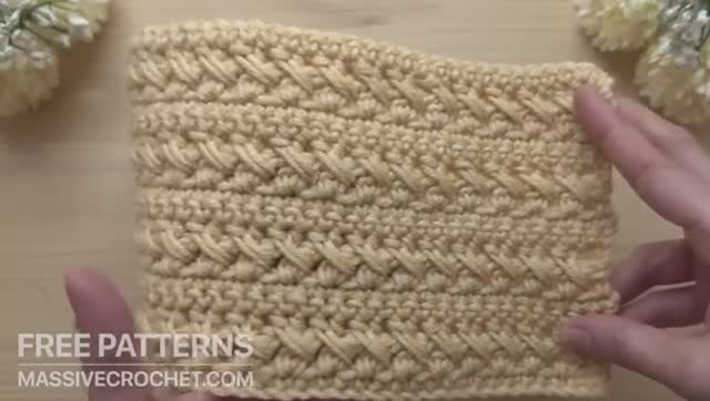 VERY EASY Crochet Pattern For Beginners! ⚡️ 💛 Crochet Stitch For Baby Blanket, Bag & Scarf