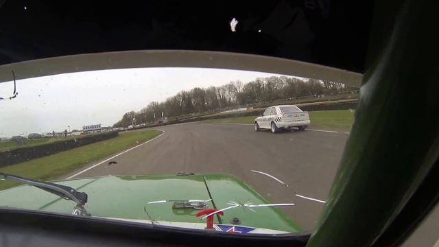 Retro Rallycross final Mini 1500cc 8 port in car Lance Foster Lydden Hill March 2014 смотреть онлайн