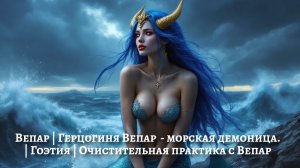 Вепар | Герцогиня Вепар  - морская демоница. | Гоэтия | Очистительная практика с Вепар