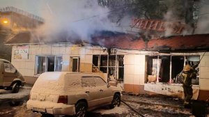 В КРАСНОЯРСКЕ ПОДОЖГЛИ УНИВЕРСАМ