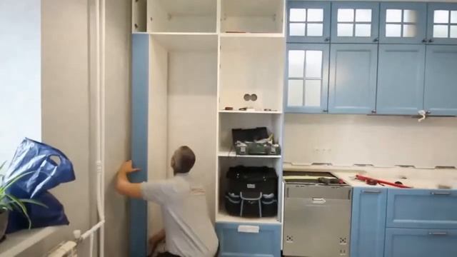 Кухонный гарнитур. Видео Сборка. Монтаж |Студия современной кухни Гармония смотреть онлайн