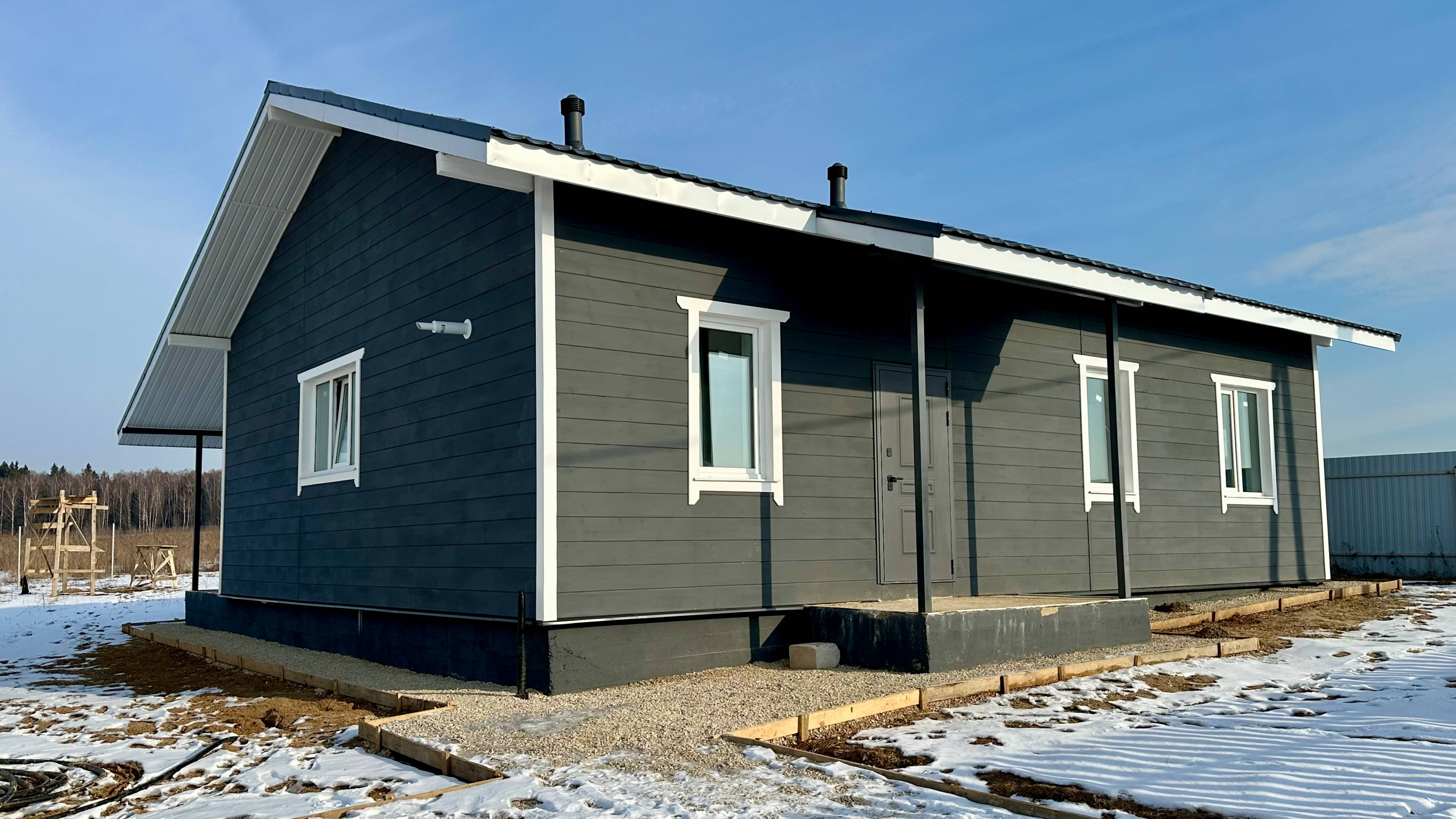 Продается новый дом с евроремонтом 100кв.м. в д.Алопово Калужской области. смотреть онлайн