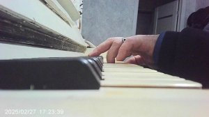 Пианино: русская народная песня "Во саду ли в огороде"