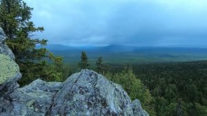 Таганай (национальный парк) - 13часть. Подъем на Монблан. Высота 1025м.