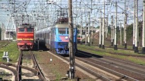 ЧС200-009 летит с поездом "Невский экспресс"