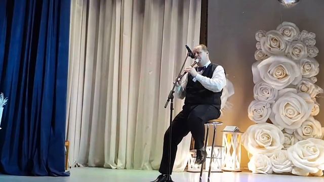 Дмитрий Анисимов (флейта) и Медведев Анатолий (гитара). Светлогорск. Июль 2020.