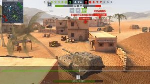 JgPz E-100,Горящие пески.