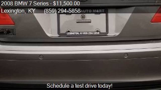 2008 BMW 7 Series 750Li 4dr Sedan for sale in Lexington, KY смотреть онлайн