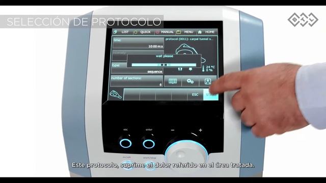 BTL 6000 Super Inductive System - Síndrome del tunel carpiano