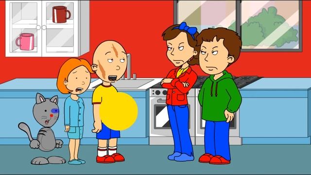 THANKSGIVING SPECIAL: Caillou eats the entire Thanksgiving dinner himself