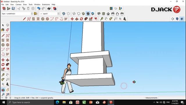 CARA BUAT TIANG YANG SIMPLE TAPI GAGAH | SketchUp Pro 2016 смотреть онлайн