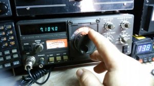 Kenwood TS 120V в работе на прием.