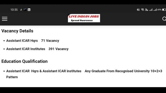 💥462 Assistant Recruitment 2022 Central Government Jobs ICAR Recruitment 2022 Latest Government Job