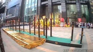 Chinese culture, tiger dance in the CNY, recorded by Smart body camera KEHAN CubeCam C90