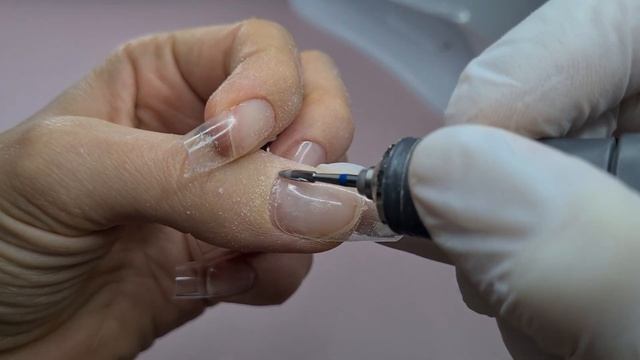 БЕЗ ГЕЛЯ И АКРИЛА наращивание на гелевые типсы! Маникюр. Как нарастить ногти быстро. смотреть онлайн