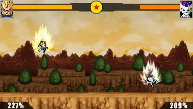 Dragon Ball Z Mini Warriors Gameplay! Super Saiyan Vegeta Rampage! (Download Link In Description!) смотреть онлайн