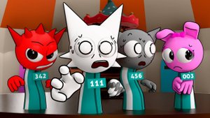 Спрунки - Мультики про Спрунке ИГРА В КАЛЬМАРА| МУЛЬТФИЛЬМЫ SPRUNKI