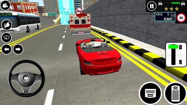 BMW Z4 Convertible Car Game - Car Driving School 2020 - Android Gameplay смотреть онлайн